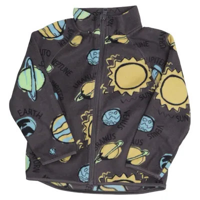 Fleece jacket (Gray, Multicolored) from H&M Kids Polyester