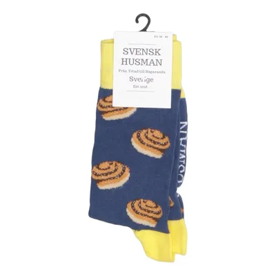 Chaussettes (Bleu, Jaune, Multicolore) de Svensk Husman Coton, Élasthane, Nylon