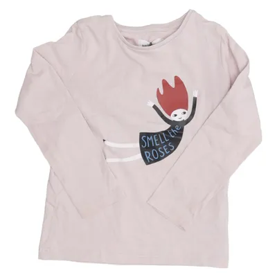 T-shirt à manches longues (Rose) de Filou & Friends Coton biologique