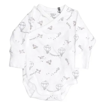 Romper (Wit) van Lindex Newborn Katoen, Elastaan