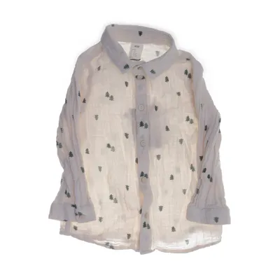 Skjorta (Vit, Grön) från H&M Bomull