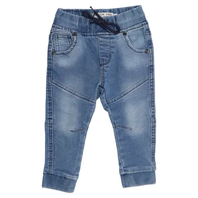 Treggings (Blå) fra Denim Day Bomuld, Elastan, Polyester