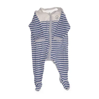 Strampler (Weiß, Blau) von Petit Bateau