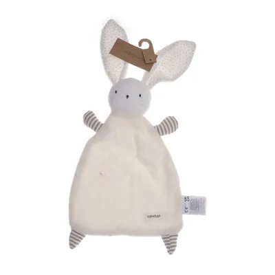 Security blanket (Beige, White) from Newbie by KappAhl Cotton, Polyester