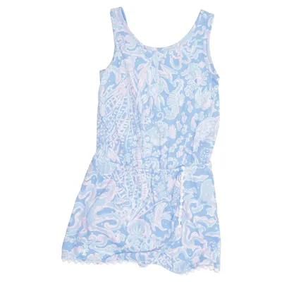 Jumpsuit (Blue, White) from Lilly Pulitzer Cotton