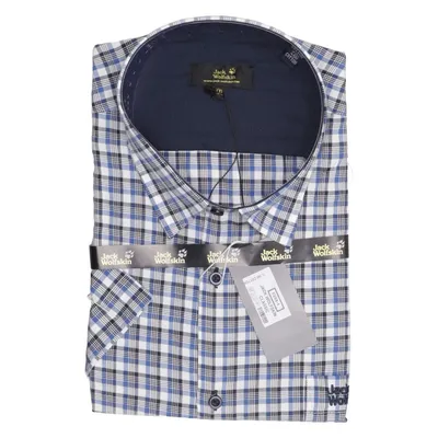 Short sleeve shirt (Blue, White, Black) from Jack Wolfskin Cotton