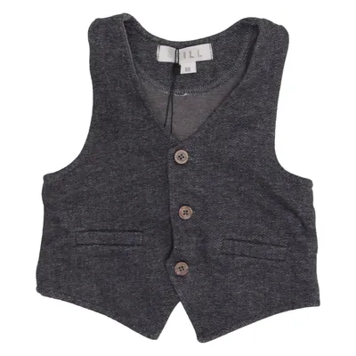 Suit vest (Gray) from Skill Cotton, Polyester