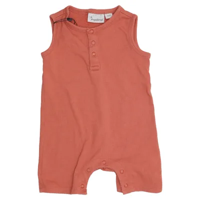 Strampler (Orange) von Impidimpi Elasthan, Bio-Baumwolle, Polyester