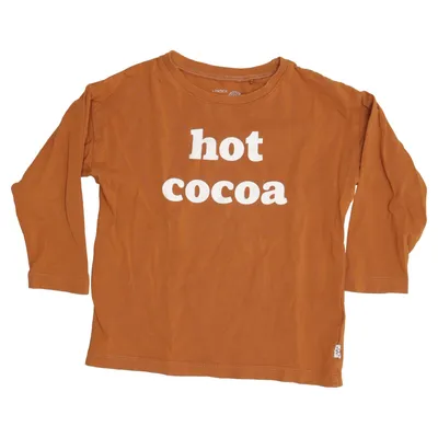 Long sleeve T-shirt (Brown) from Lindex Cotton, Elastane