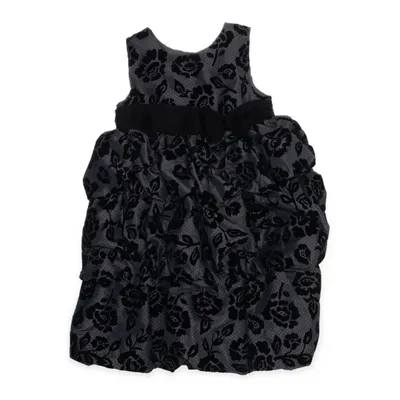 Cocktail dress (Gray, Black) from Penelope Mack Nylon, Polyester