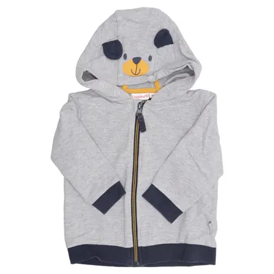 Hoodie (Gray, Blue) from Liegelind Cotton, Elastane, Viscose