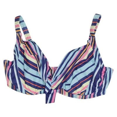 Bikini top (Blauw, Meerkleurig) van Saltabad Elastaan, Polyamide