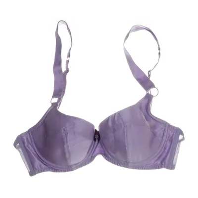 Bra (Purple) from Scarlett Gasque Elastane, Polyamide, Silk