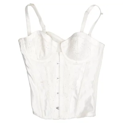 Bustier (White) from Debenhams Elastane, Polyamide, Polyester