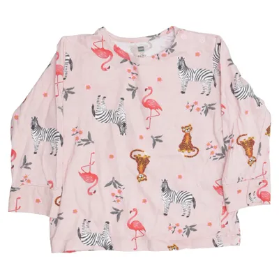 Long sleeve T-shirt (Pink, Multicolored) from Hema Cotton
