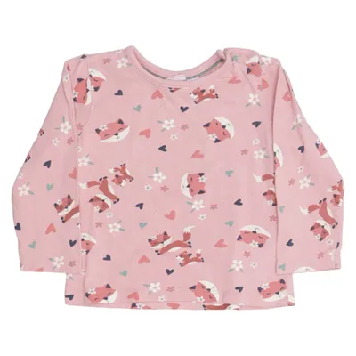 Langarmshirt (Pink, Mehrfarbig) von Liegelind Baumwolle, Elasthan