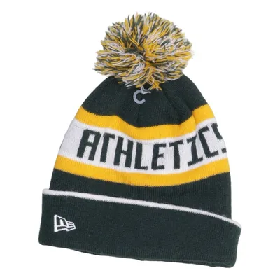 Bonnet à pompon (Vert, Jaune, Blanc) de New Era