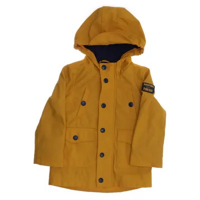 Regenjack (Geel, Blauw) van Pocopiano Katoen, Polyester, Polyurethaan
