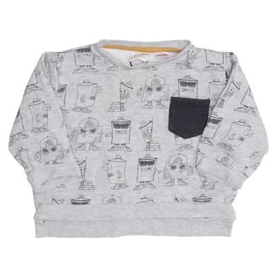 Sweatshirt (Grijs) van Zara BabyBoy