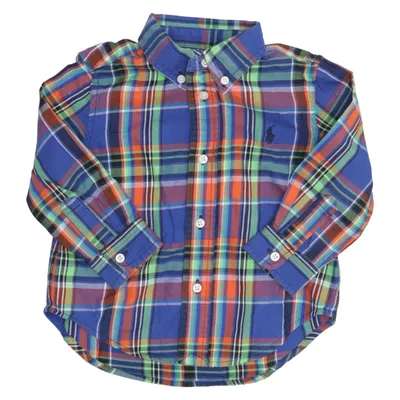 Button down shirt (Blue, Multicolored) from Ralph Lauren Cotton
