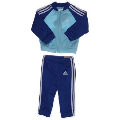 Träningsställ (Blå, Vit) från Adidas Polyester