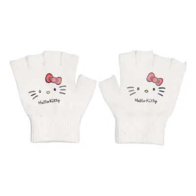 Fingerløse handsker (Beige, Flerfarvet) fra Hello Kitty