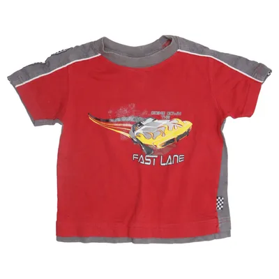 T-shirt (Röd, Grå, Gul) från Boys by KappAhl Bomull