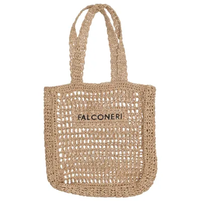 Strandtaske (Beige) fra Falconeri