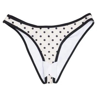 Bikiniunderdel (Beige, Svart) från Peek & Beau Elastan, Polyester