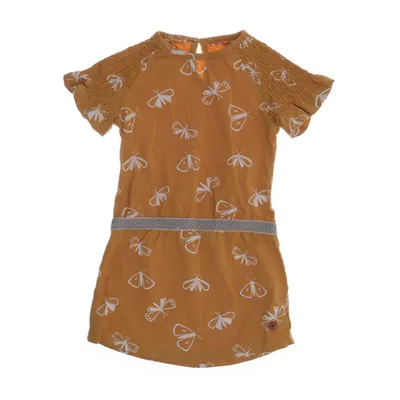 Dress (Yellow, White) from Babyface Cotton, Elastane