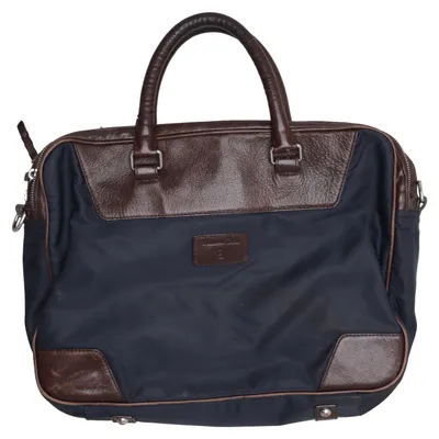 Computer bag (Blue, Brown) from Massimo Dutti
