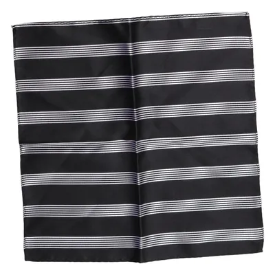 Mouchoir (Noir, Blanc) de Notch Soie