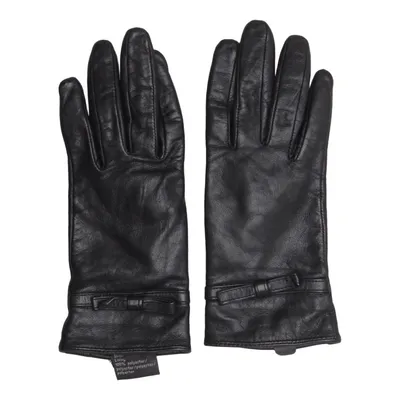 Leather gloves (Black) from Handskmakar'n Leather, Polyester