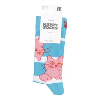 Strømper (Blå, Pink, Flerfarvet) fra Happy Socks Bomuld, Elastan, Polyamid