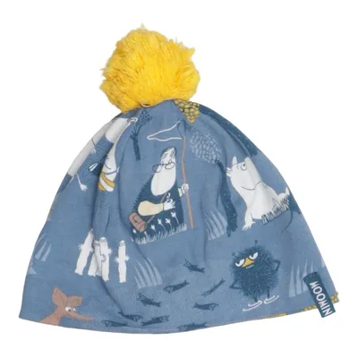 Pompon muts (Blauw, Meerkleurig) van Moomin