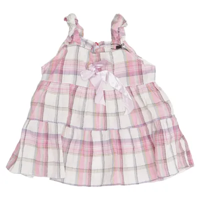 Klänning (Rosa, Vit, Flerfärgad) från Baby Baby Bomull