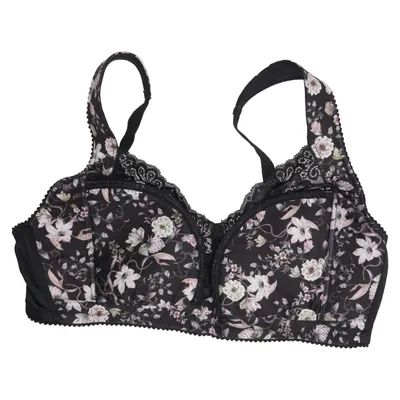 Bralette (Svart, Flerfärgad) från Miss Mary of Sweden Elastan, Polyamid, Polyester
