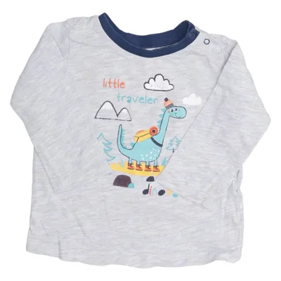 Long sleeve T-shirt (Gray, Blue, Multicolored) from LC Waikiki Baby Cotton, Polyester