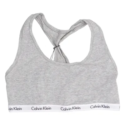 Sport-bh (Grijs) van Calvin Klein Katoen, Elastaan
