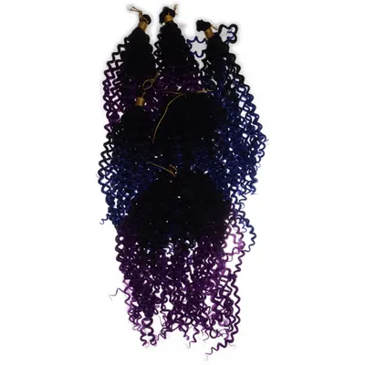 Perruque (Bleu, Violet, Noir) de Babylonia