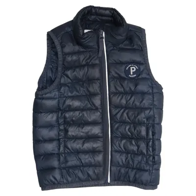 Gilet d'extérieur (Bleu) de Polarn O. Pyret Polyester recyclé