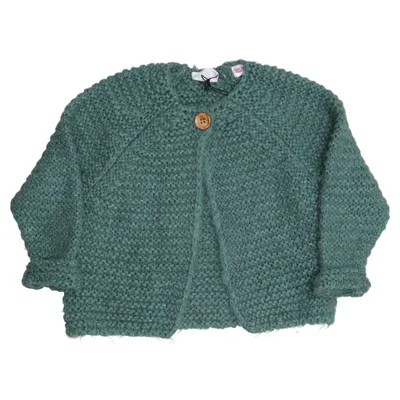 Cardigan (Vert) de Zara Acrylique, Polyester, Laine