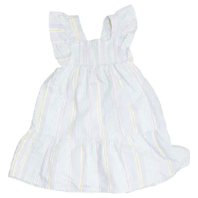 Jurk (Blauw, Meerkleurig) van Primark Katoen, Polyester
