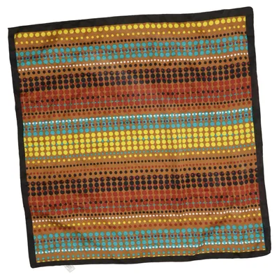 Handkerchief (Brown, Multicolored) from Atlas Design Polyester