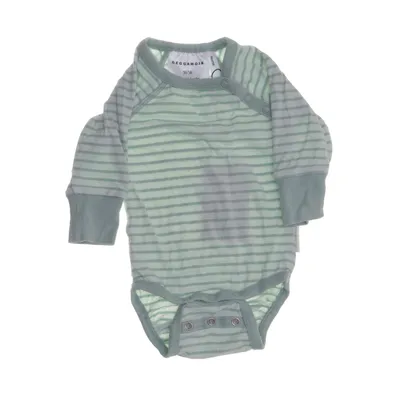 Body (Grön, Vit) från Geggamoja Bambu, Elastan, Ekologisk bomull