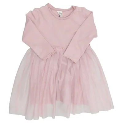 Jurk (Roze) van H&M Katoen, Elastaan, Polyester