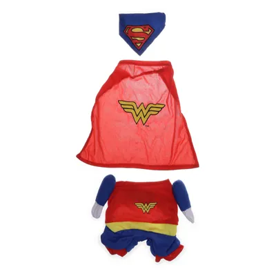 Hundkläder (Röd, Blå, Gul) från Wonder Woman
