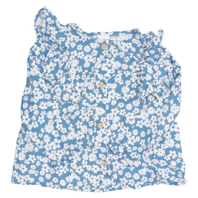 Bluse (Blau, Weiß) von H&M Viskose
