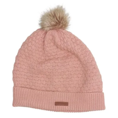 Bobble hat (Pink) from Newbie by KappAhl Cotton, Polyester