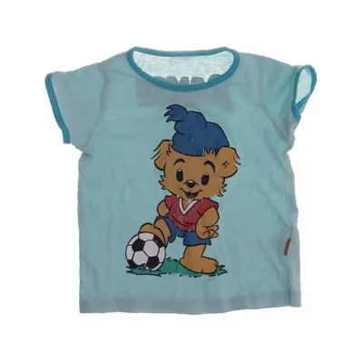 T-shirt (Blauw, Meerkleurig) van Bamse Katoen